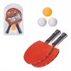 Jogo Raquete Ping Pong + 03 Bolinhas + 4 anos - Art Sport IZ1209