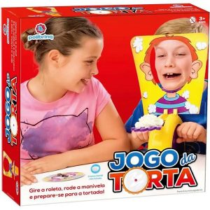 Jogo Roleta Infantil Torta Na Cara +3 anos Polibrinq 6014