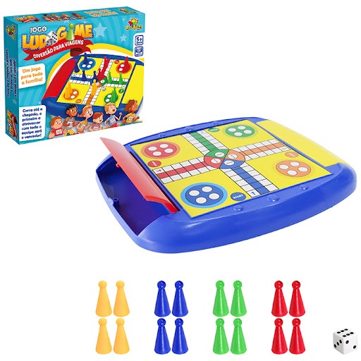 Ludo Jogo De Tabuleiro Leve Ludo Jogo Plástico Multiuso Simples