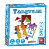 Jogo Tangram de Formas Geométricas Madeira 62pcs