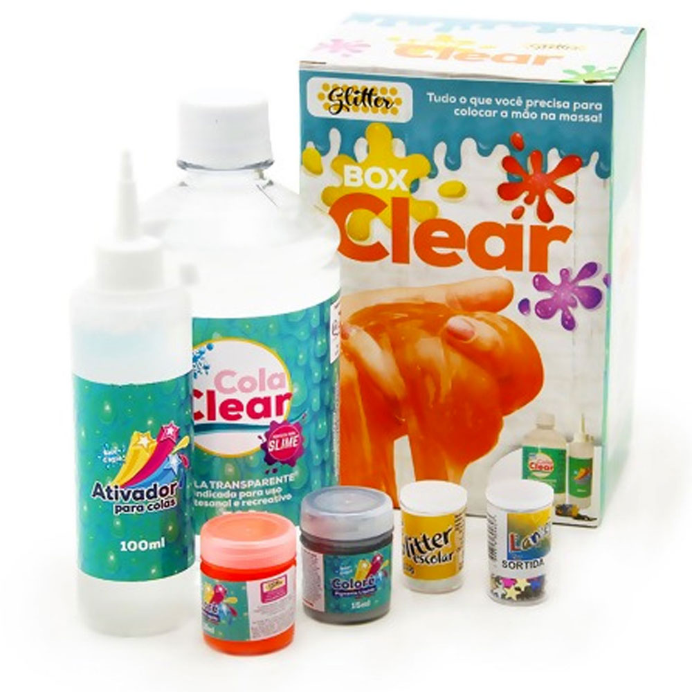 Kit Slime - Caixa e Receita grátis pronto para imprimir em casa