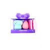 Kit Com 05 Esponja Para Maquiagem + Polvo Massageador Ruby Face HD503