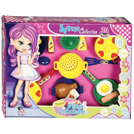 kit Cozinha Deluxe Play Kitchen Jessie Collection - Pica Pau 602