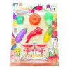 Kit Cozinha Infantil Legumes + Balanca E Acessórios 9 Peças Pica Pau