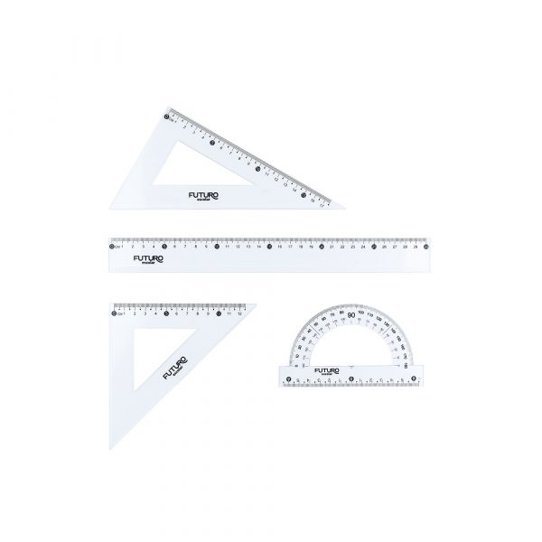 Kit Escolar 1º Grau Cristal Futuro C/4 Peças FE082200