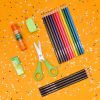 KIT ESCOLAR LAPIS DE COR LEOLEO 20PECAS 4203