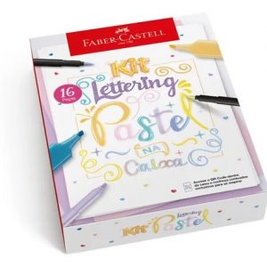 Kit Lettering Pastel Faber Castell 16 Peças KIT/LETTP