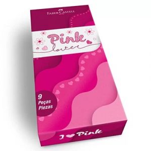 Kit Lover Pink 9 Peças Faber Castell KIT/PINKL