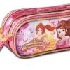 Kit Mochila Carrinho + Estojo + Lancheira Clio Style Princesas Mágicas PR3527K