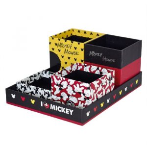 Kit Organizador De Mesa Mickey Mouse 05 Peças Dac 3425