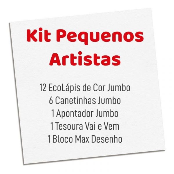 Kit Para Desenho Faber Castell Pequenos Artistas KIT/AGE