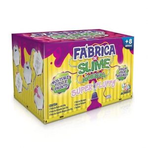 Kit Para Fazer Slime Acrilex Kimeleca Super Fluffy 06 Peças 43011