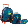Lancheira Infantil Yins Kids Robo/Foguete 3D Sortidos YS42078LA