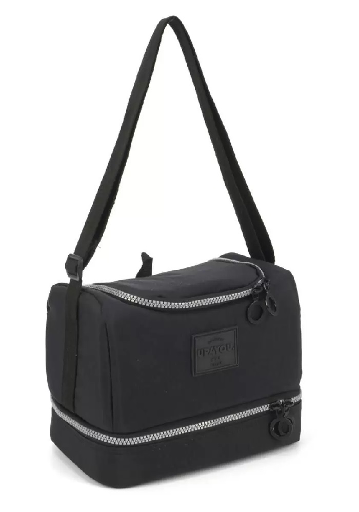 Lancheira Luxcel UP4YOU Crinkle Preto LA51682UPPT