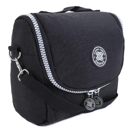 Lancheira Xeryus Infantil Trendy Crinkle Preto 10202