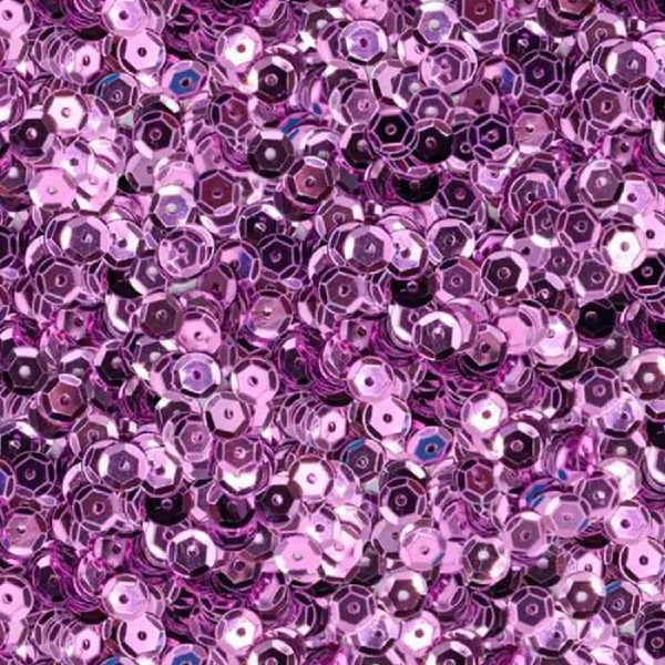 LANTEJOULA LANTECOR 6MM ROSA 3GRS PCT12