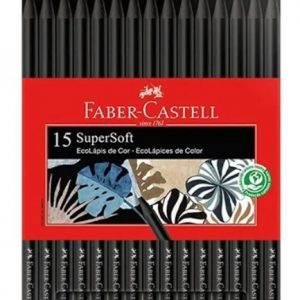 LAPIS DE COR FABER CASTELL 15 CORES NEUTRAS SUPER SOFT 120715SOFTCN