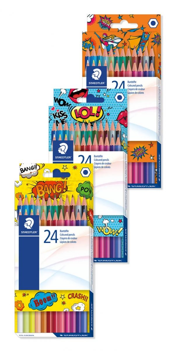 LAPIS DE COR STAEDTLER 24 CORES COMIC 175COCD24