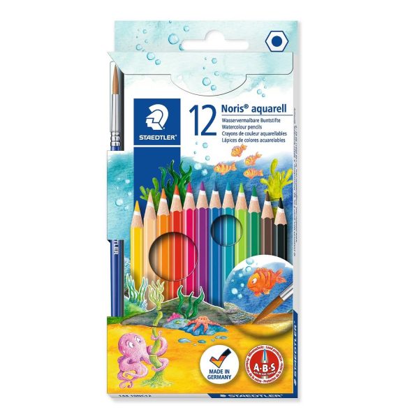 LAPIS DE COR STAEDTLER AQUARELAVEL 12 CORES NORIS CLUB 14410NC12