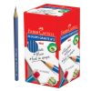 LAPIS PRETO FABER CASTELL ECOLAPIS MAX N2 REDONDO AZUL COM BORRACHA 1210AZ/B