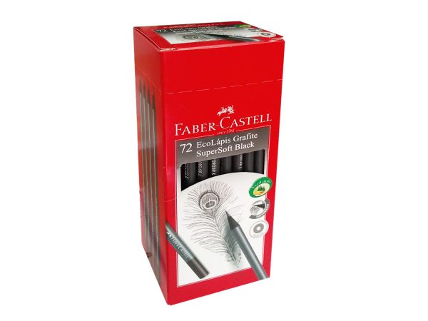 LAPIS PRETO FABER CASTELL SUPER SOFT 907SOFT
