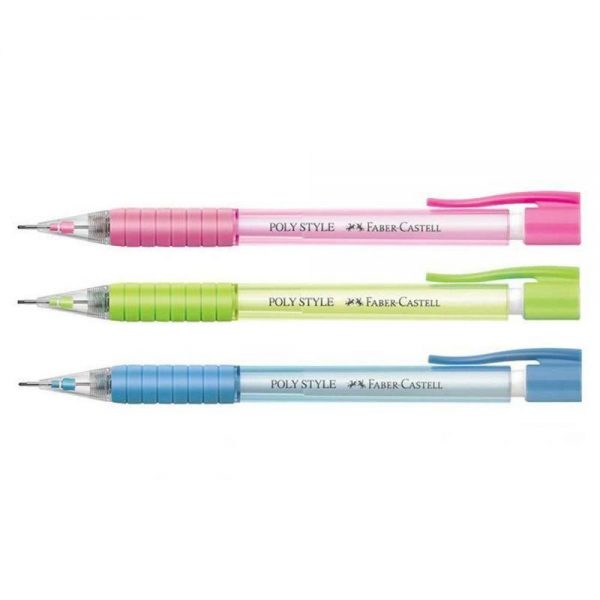 LAPISEIRA FABER CASTELL 0.5 POLY STYLE CORES