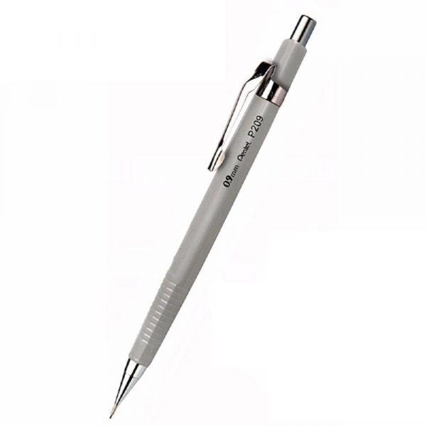 Lapiseira Pentel 0.9mm Prata P209 Legítima P209ZPB