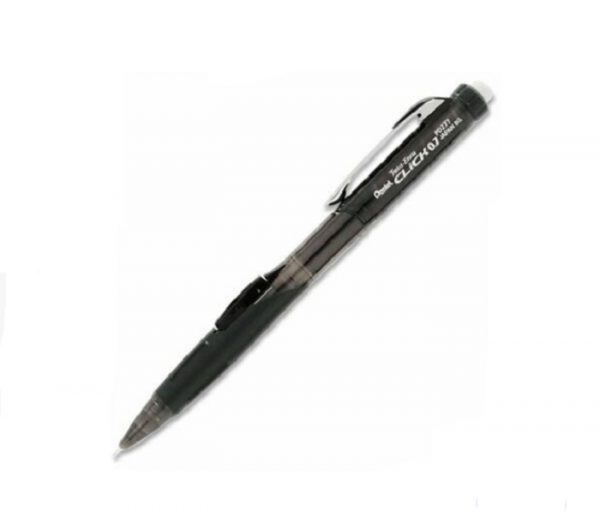 Lapiseira Pentel Twist Erase 0.7mm Cristal Preto Click PD277TA