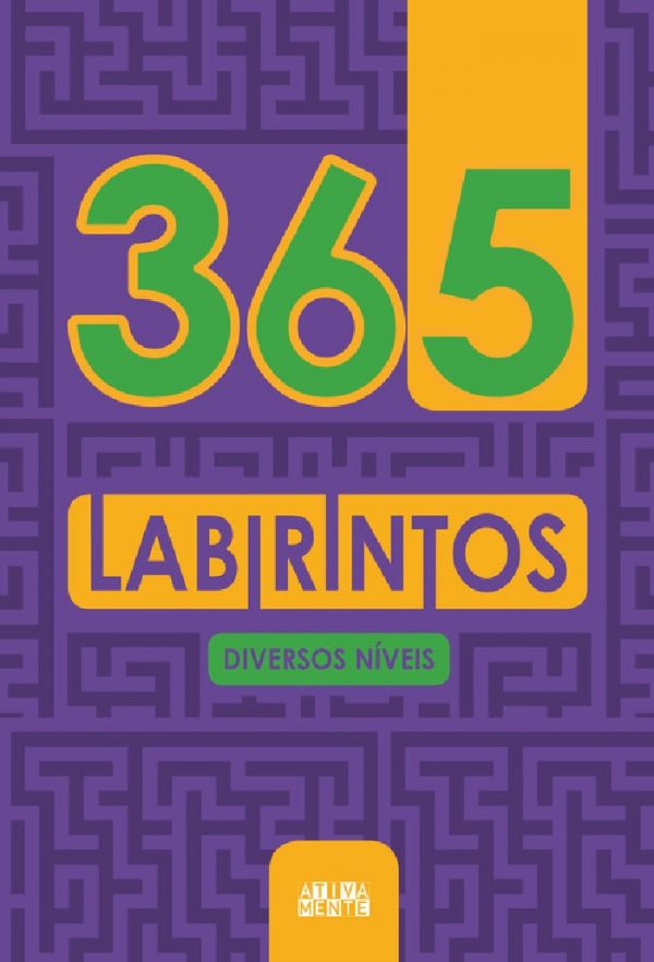 Livro 365 Labirintos Diversos Níveis Ciranda Cultural
