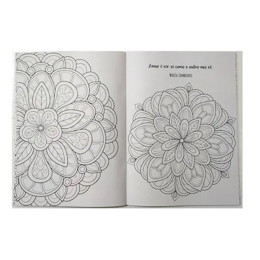 Livro para colorir mandalas