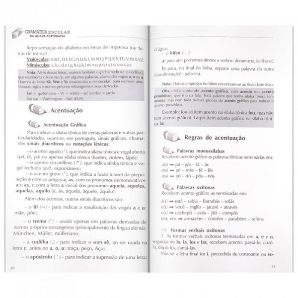 Livro Gramática Escolar Da Língua Portuguesa Nova Ortografia Todo Livro 971073