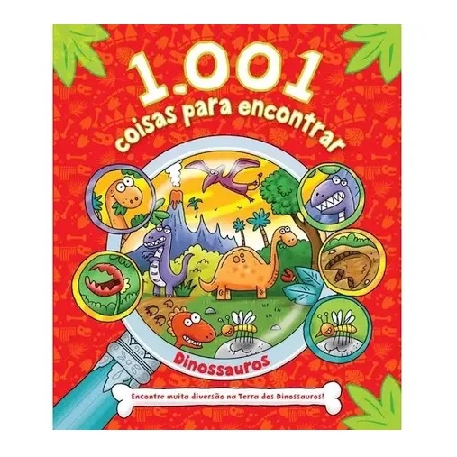 Livro infantil 1.001 coisa para encontrar - Dinossauros
