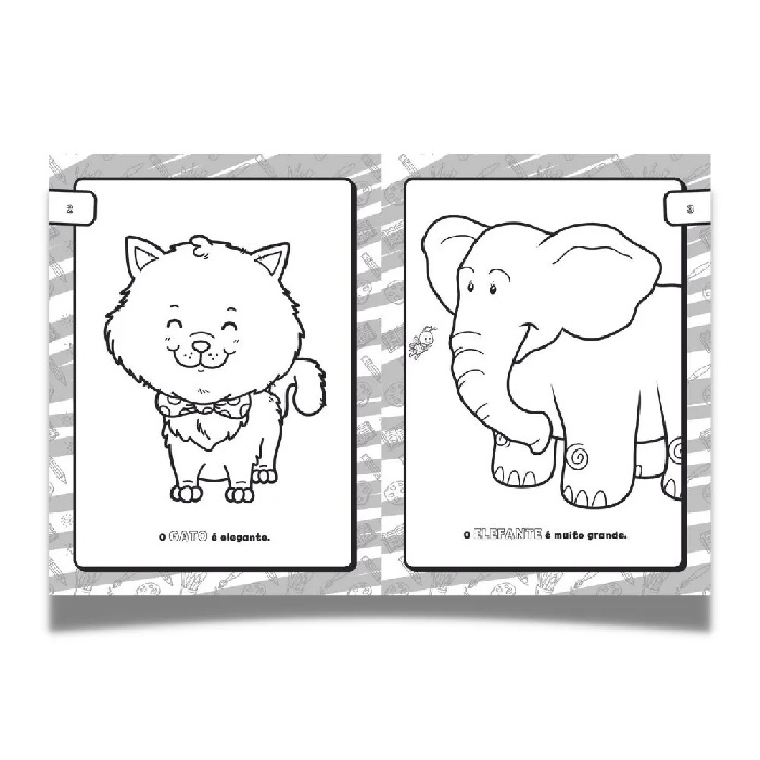 Animais Babys Sorrindo Livro Infantil para COLORIR: Livro infantil