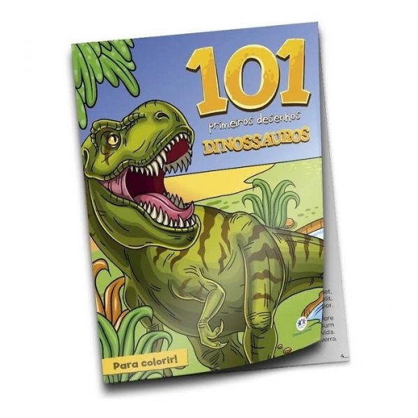 Livro Infantil 101 Primeiros Desenhos Para Colorir Dinossauros Ciranda Cultural