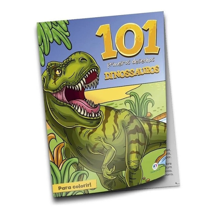 Livro 101 Primeiros Desenhos Dinossauros