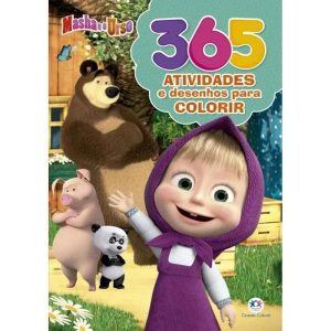 Livro Infantil 365 Atividades e Desenhos Para Colorir Marsha E O Urso Ciranda Cultural