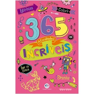 Livro Infantil 365 Atividades Incríveis Para Aprender Ciranda Cultural