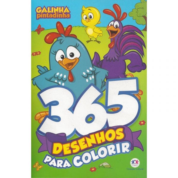 Livro Infantil 365 Atividades Para Colorir Galinha Pintadinha Ciranda Cultural