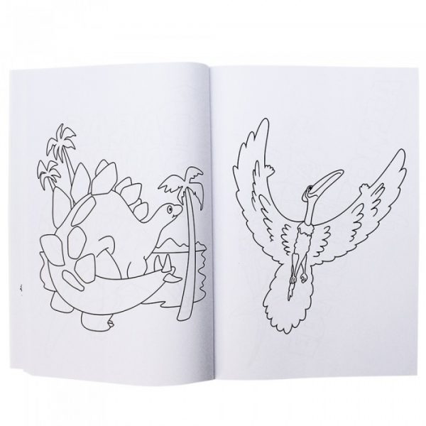 Livro Infantil 365 Desenhos Para Colorir Dinossauro Brasileitura 1160508