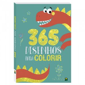 Livro Infantil 365 Desenhos Para Colorir Verde Brasileitura 1150928
