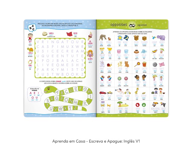Livro - Aprenda em Casa Inglês: Esportes, Alimentação e Vestuário - Livros  de Literatura Infantil - Magazine Luiza