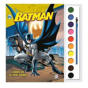 Livro Infantil Aquarela Batman Cores de Herói Ciranda Cultural