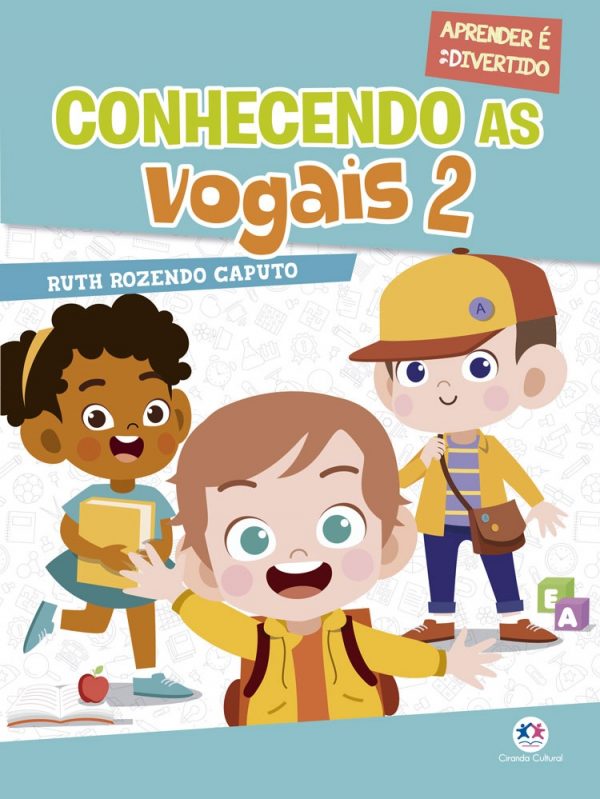 Livro Infantil Atividades Conhecendo as Vogais 2 Ciranda Cultural