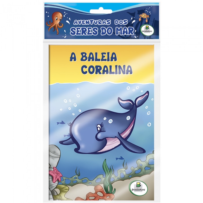 Livro Infantil Aventuras Dos Seres Do Mar,As C/10 Und. Brasileitura ...