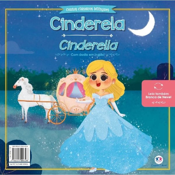 Livro Infantil Cinderela e Branca De Neve Ciranda Cultural