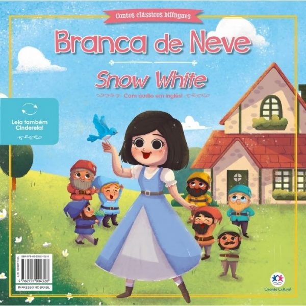 Livro Infantil Cinderela e Branca De Neve Ciranda Cultural