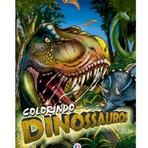 Livro Infantil Colorindo Dinossauros Ciranda Cultural