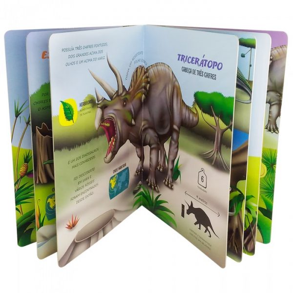 Livro Infantil Conhecendo os Incríveis Dinos.: Encouraçados Todo Livro 1143590