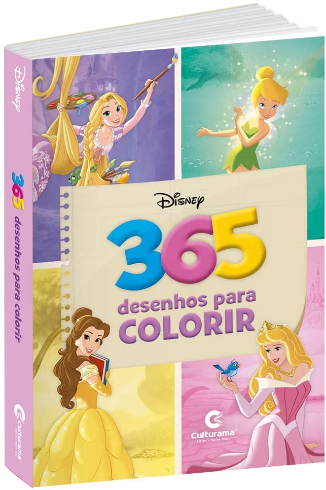 Livro Infantil Culturama 365 Atividades Colorir Princesas e Fadas Disney -  RioMar Recife Online