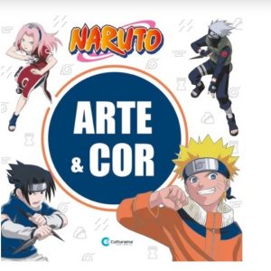 Livro Infantil Desenhos Para Colorir Naruto Arte & Cor Culturama